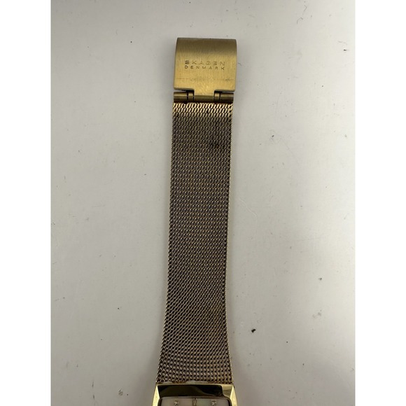 Skagen Denmark 380XSGG1 New‎ Battery Ladies MOP Watch 21MM 7.5\
